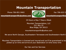 Tablet Screenshot of mountaintransportation.org